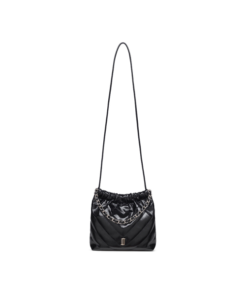 JESTINA（ジェイエスティナ）の「ILLY SM ショートチェーンクロス BK (JHNCHE3BF336BK980)（メッセンジャーバッグ・レディース・ブラック・FREE）」の5枚目の写真