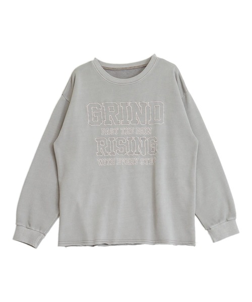 ANAP（アナップ）の「ピグメント 刺繍 スウェット プルオーバー（スウェット・レディース・ダークアッシュ/ブラウン/ライトグレー・F）」の16枚目の写真