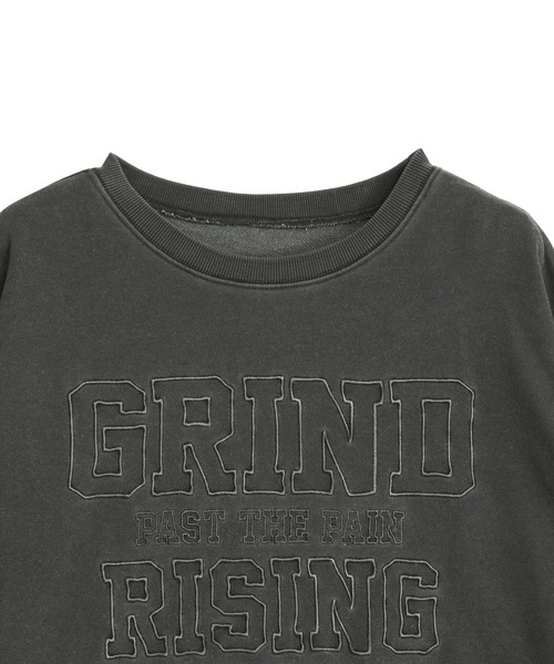 ANAP（アナップ）の「ピグメント 刺繍 スウェット プルオーバー（スウェット・レディース・ダークアッシュ/ブラウン/ライトグレー・F）」の20枚目の写真