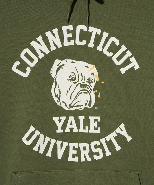 YALE(イェール)の「コネチカットブルドッグス フードパーカー_カーキ(パーカー・レディース・その他・SMALL/MEDIUM/LARGE/X-LARGE)」の8枚目の写真