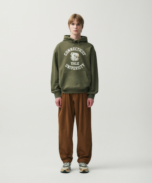 YALE(イェール)の「コネチカットブルドッグス フードパーカー_カーキ(パーカー・レディース・その他・SMALL/MEDIUM/LARGE/X-LARGE)」の10枚目の写真