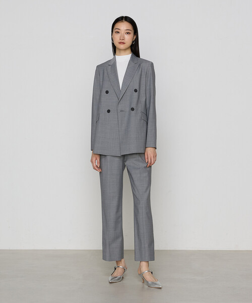 COMME CA(コムサ)の「〔 TALLサイズ 〕 コットンダルストレッチ プルオーバー(ニット/セーター・レディース・ブラック/ミント/オフホワイト・15号)」の4枚目の写真
