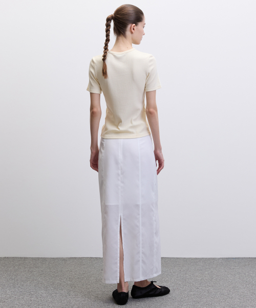 HAE BY HAEKIM（ヘバイヘキム）の「[アトリエ] リブカーディガン_クリーム（カーディガン/ボレロ・レディース・その他・SMALL/MEDIUM）」の4枚目の写真