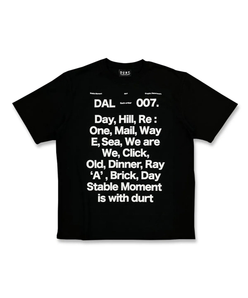 DURTの「OUR DAILY HALF SLEEVE TEE (BLACK)（Tシャツ/カットソー・レディース・その他・SMALL/MEDIUM/LARGE/X-LARGE）」の15枚目の写真