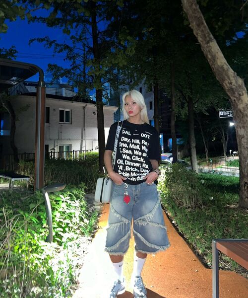 DURTの「OUR DAILY HALF SLEEVE TEE (BLACK)（Tシャツ/カットソー・レディース・その他・SMALL/MEDIUM/LARGE/X-LARGE）」の4枚目の写真
