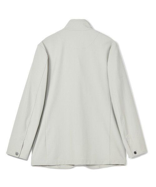 MEN'S BIGI（メンズビギ）の「シャンブレー調ハイテンショントリコット スタンドカラーブルゾン＜ストレッチ＞＜接触冷感/速乾/UVカット＞（ブルゾン・メンズ・オフホワイト/チャコールグレー/ネイビー・01/02/03/04）」の10枚目の写真