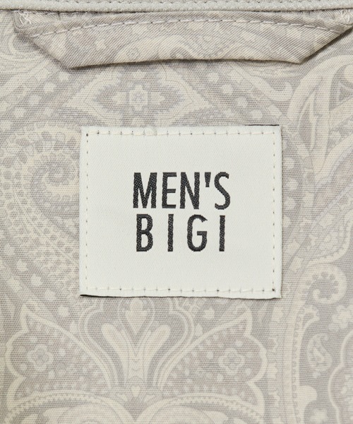 MEN'S BIGI（メンズビギ）の「シャンブレー調ハイテンショントリコット スタンドカラーブルゾン＜ストレッチ＞＜接触冷感/速乾/UVカット＞（ブルゾン・メンズ・オフホワイト/チャコールグレー/ネイビー・01/02/03/04）」の5枚目の写真
