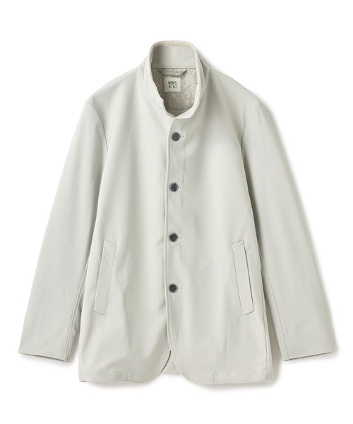 MEN'S BIGI（メンズビギ）の「シャンブレー調ハイテンショントリコット スタンドカラーブルゾン＜ストレッチ＞＜接触冷感/速乾/UVカット＞（ブルゾン・メンズ・オフホワイト/チャコールグレー/ネイビー・01/02/03/04）」の20枚目の写真