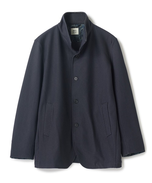 MEN'S BIGI（メンズビギ）の「シャンブレー調ハイテンショントリコット スタンドカラーブルゾン＜ストレッチ＞＜接触冷感/速乾/UVカット＞（ブルゾン・メンズ・オフホワイト/チャコールグレー/ネイビー・01/02/03/04）」の21枚目の写真
