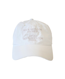 SEEN（シーン）の「Contact LOGO CAP vol.2 (White)（キャップ）」