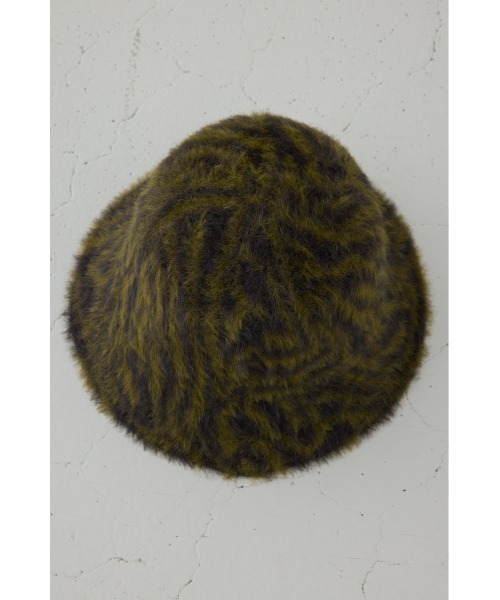 AZUL by moussy(アズールバイマウジー)の「ゼブラ柄シャギーバケハ(ハット・メンズ・ブラック系その他/グリーン系その他2・FREE)」の15枚目の写真