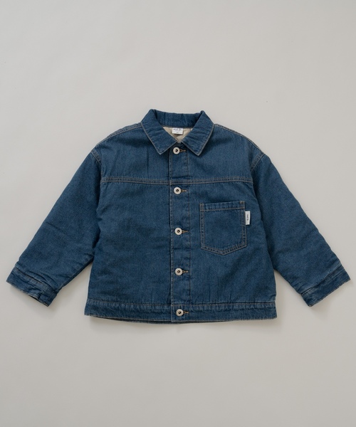 and D. petit main(アンドディープティマイン)の「キルトデニムジャケット【セットアップ可】(ブルゾン・キッズ・グレー/ブルー・120cm/110cm/130cm/140cm/100cm)」の21枚目の写真