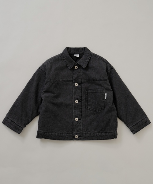 and D. petit main(アンドディープティマイン)の「キルトデニムジャケット【セットアップ可】(ブルゾン・キッズ・グレー/ブルー・120cm/110cm/130cm/140cm/100cm)」の22枚目の写真