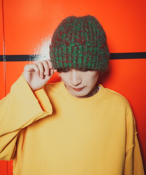 improves(インプローブス)の「ミックス ニット キャップ(ニットキャップ/ビーニー・メンズ・ホワイト/ブラック/ブルー/グリーン・FREE)」の6枚目の写真