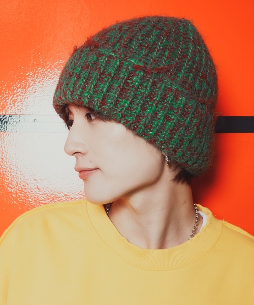 improves(インプローブス)の「ミックス ニット キャップ(ニットキャップ/ビーニー・メンズ・ホワイト/ブラック/ブルー/グリーン・FREE)」の7枚目の写真