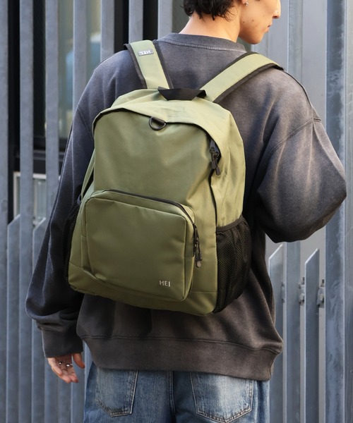 MEI（メイ）の「【MEI/メイ】STANDARD PAK/バックパック デイパック（バックパック/リュック・メンズ・グレー/ダークグリーン/ブラック/オリーブドラブ/バーガンディー/ベージュ/ネイビー・FREE）」の9枚目の写真