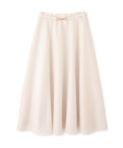 PROPORTION BODY DRESSING（プロポーションボディドレッシング）の「ビット付きシアーメッシュスカート / 1216120101（スカート・レディース・ホワイト系その他/ブルー・MEDIUM/P/S）」の3枚目の写真