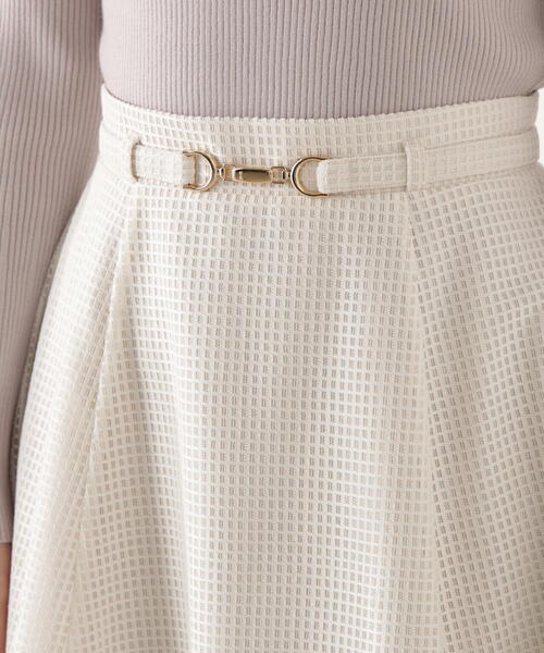 PROPORTION BODY DRESSING（プロポーションボディドレッシング）の「ビット付きシアーメッシュスカート / 1216120101（スカート・レディース・ホワイト系その他/ブルー・MEDIUM/P/S）」の15枚目の写真