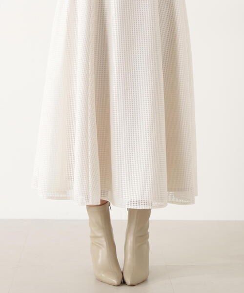 PROPORTION BODY DRESSING（プロポーションボディドレッシング）の「ビット付きシアーメッシュスカート / 1216120101（スカート・レディース・ホワイト系その他/ブルー・MEDIUM/P/S）」の19枚目の写真