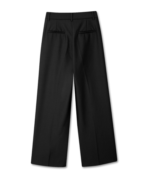 MICHIKO LONDON（ミチコ ロンドン）の「リラックスツーピンタックワイドスラックスブラック（スラックス・レディース・その他・SMALL/MEDIUM/LARGE）」の5枚目の写真