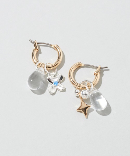 GOLDY（ゴールディ）の「トゥインクル ブルーム ピアス（ピアス（両耳用）・レディース・シルバー/ゴールド/シルバー×ゴールド・FREE）」の13枚目の写真