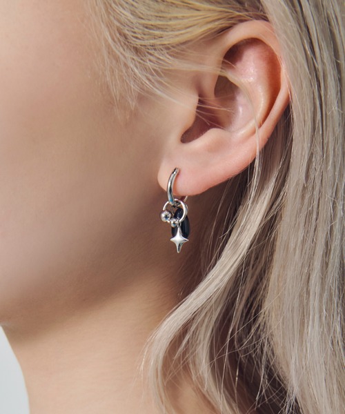 GOLDY（ゴールディ）の「トゥインクル ブルーム ピアス（ピアス（両耳用）・レディース・シルバー/ゴールド/シルバー×ゴールド・FREE）」の22枚目の写真