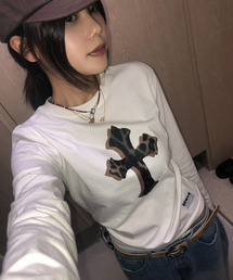 セミクロップsskinn 長袖Tシャツ
