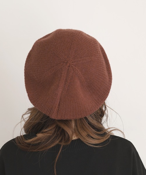 FUNALIVE（ファンアライブ）の「NewPenser ニットベレー帽（ニットキャップ/ビーニー・レディース・ブラウン・FREE）」の8枚目の写真