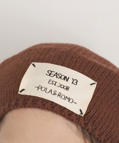 FUNALIVE（ファンアライブ）の「NewPenser ニットベレー帽（ニットキャップ/ビーニー・レディース・ブラウン・FREE）」の9枚目の写真