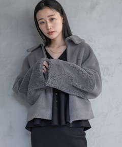 2color 】ウールライクベルテッドオーバーコート ／ wool like belted