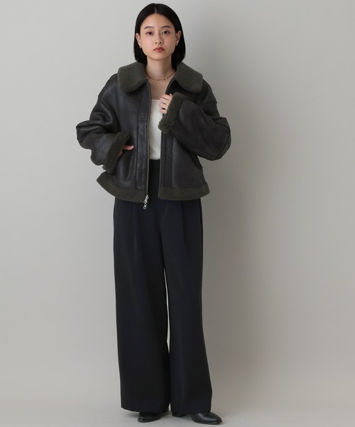 ⭐新品⭐apart by lowrys リバーシブルボアジャケット apart by lowrys リバーシブルボアジャケット リバーシブルボアZIP