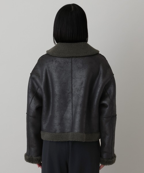 セール】リバーシブルボアジャケット（ブルゾン）｜A part by