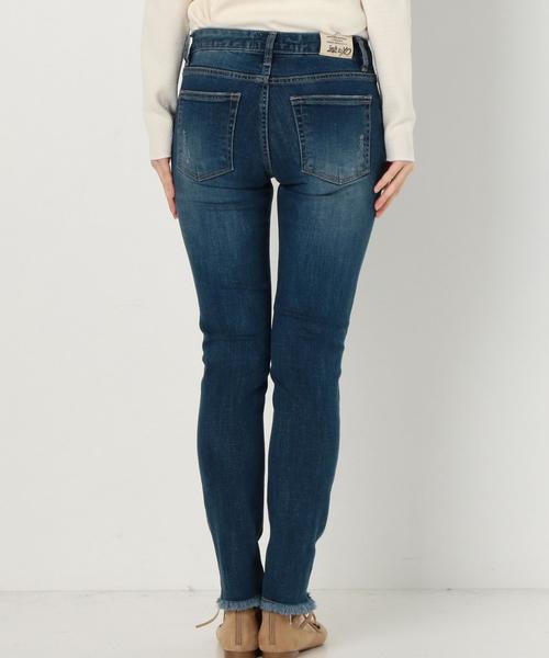Another Edition（アナザーエディション）の「インディゴダメージスキニー/AEMBC INDIGO DAMAGE SKNY◆（デニムパンツ・レディース・コバルトブルー・X-SMALL/MEDIUM/SMALL）」の2枚目の写真