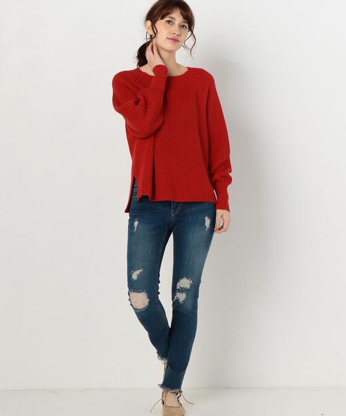 Another Edition（アナザーエディション）の「インディゴダメージスキニー/AEMBC INDIGO DAMAGE SKNY◆（デニムパンツ・レディース・コバルトブルー・X-SMALL/MEDIUM/SMALL）」の14枚目の写真