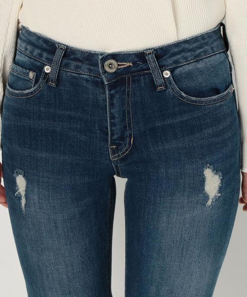 Another Edition（アナザーエディション）の「インディゴダメージスキニー/AEMBC INDIGO DAMAGE SKNY◆（デニムパンツ・レディース・コバルトブルー・X-SMALL/MEDIUM/SMALL）」の5枚目の写真