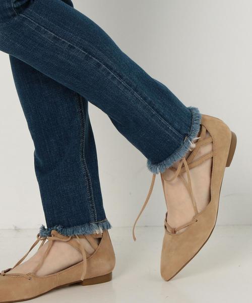 Another Edition（アナザーエディション）の「インディゴダメージスキニー/AEMBC INDIGO DAMAGE SKNY◆（デニムパンツ・レディース・コバルトブルー・X-SMALL/MEDIUM/SMALL）」の8枚目の写真