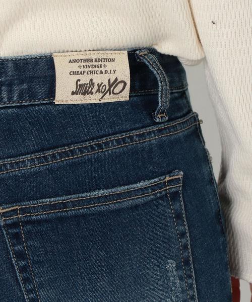 Another Edition（アナザーエディション）の「インディゴダメージスキニー/AEMBC INDIGO DAMAGE SKNY◆（デニムパンツ・レディース・コバルトブルー・X-SMALL/MEDIUM/SMALL）」の17枚目の写真