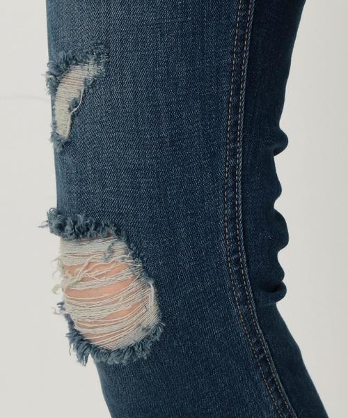 Another Edition（アナザーエディション）の「インディゴダメージスキニー/AEMBC INDIGO DAMAGE SKNY◆（デニムパンツ・レディース・コバルトブルー・X-SMALL/MEDIUM/SMALL）」の9枚目の写真