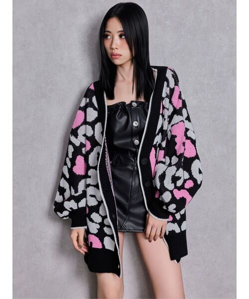 GYDA(ジェイダ)の「BACKリボンフェイクレザースカートライクミニワンピース(ワンピース・レディース・ブラック・MEDIUM/SMALL)」の6枚目の写真