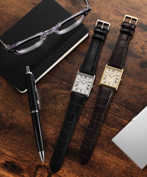 NANO universe（ナノユニバース）の「SEIKO/セイコー コラボレーション スクエア D.ブラウン（アナログ腕時計・メンズ・ダークブラウン・FREE）」の7枚目の写真
