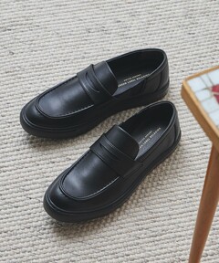 セール】Zylah Top / ザイラトップ（ブラックレザー）（ローファー