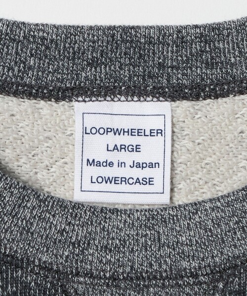 LOOPWHEELER x LOWERCASE for UNITED ARROWS＞ゴマシオ クルーネック