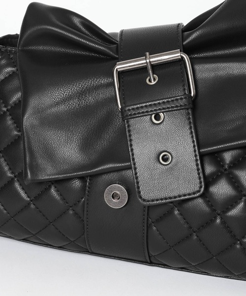 Heather（ヘザー）の「BIGフトリボンベルトBAG　638754（ショルダーバッグ・レディース・ベージュ系/ピンク系/ブラック・ONE SIZE）」の10枚目の写真