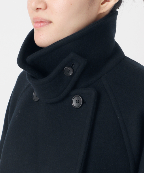 IENA（イエナ）の「ダブルブレストハーフコート（その他アウター・レディース・ネイビー/ベージュ/ブラウン・38/36/34）」の18枚目の写真