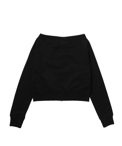 SEQUENZ(シークエンズ)の「※WEB限定 / オフショルダー / レディースジップスウェット / sqnz off shoulder zip up(パーカー・レディース・ブラック/グレー/ライトピンク/モカ・SMALL/MEDIUM)」の19枚目の写真