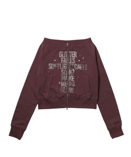 SEQUENZ(シークエンズ)の「※WEB限定 / オフショルダー / レディースジップスウェット / sqnz off shoulder zip up(パーカー・レディース・ブラック/グレー/ライトピンク/モカ・SMALL/MEDIUM)」の8枚目の写真