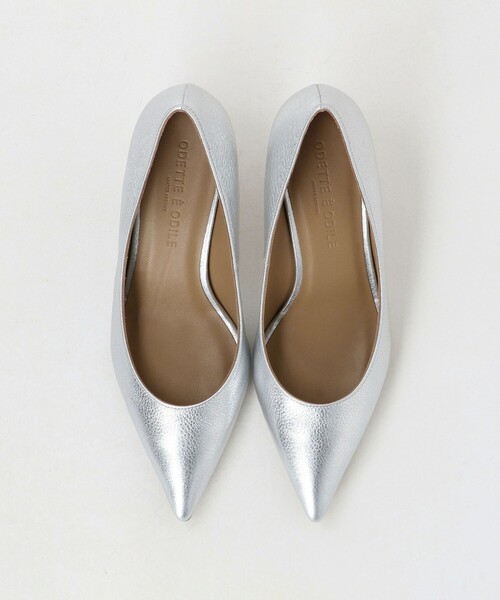 ODETTE E ODILE（オデットエオディール）の「ポインテッド パンプス60↓↑（パンプス・レディース・モカ/シルバー・25cm/24.5cm/23.5cm/24cm/23cm/22cm/22.5cm）」の14枚目の写真
