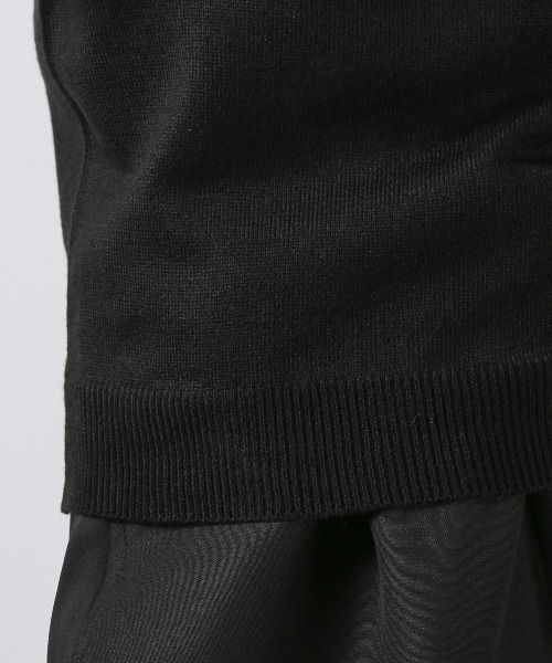 LUXSTYLE(ラグスタイル)の「カシミヤタッチVネックセーター(ニット/セーター・メンズ・ホワイト/ブラック/チャコールグレー・L/XL/M)」の14枚目の写真