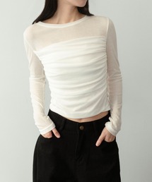 on:nue | 【on:nue】エアリータッチシャーリングトップス /2026 SS COLLECTION(Tシャツ/カットソー)