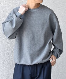 SHIPS any（シップス エニィ）の「SHIPS any:〈洗濯機可能〉フクレ ジャガード ダンボール レイヤード ネック プルオーバー◇（スウェット）」